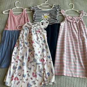 Lot of girls size 5 summer dresses